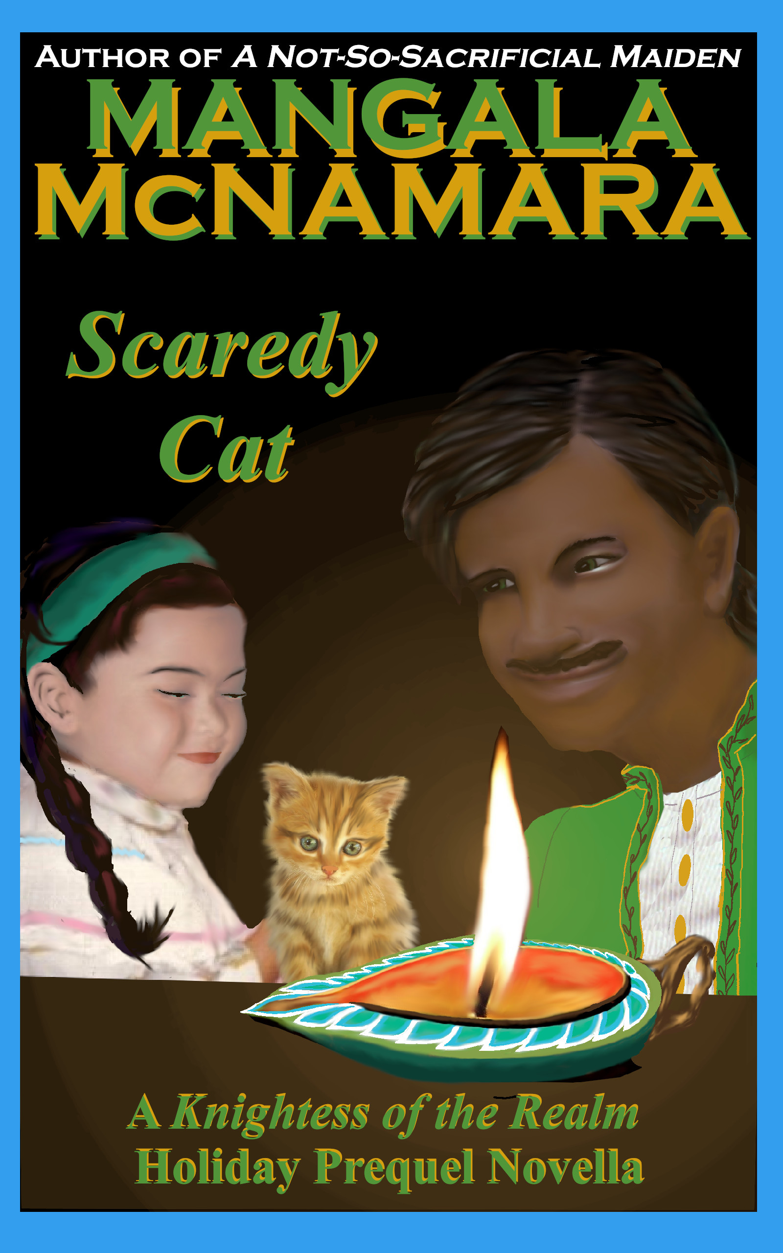 Cover of Scaredy Cat: A Knightess of the Realm Holiday Prequel Novella